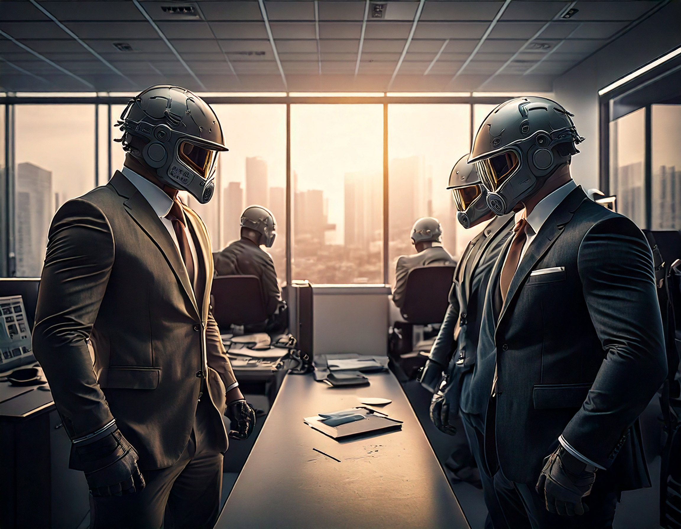 Office branding gets serious